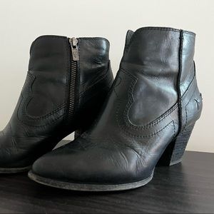 Frye western booties